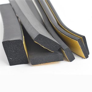 גומי ספוג דבק עצמי חותם רצועת Width10-30mm עבה 2-20mm יחיד צדדי דבק EVA שחור קצף אנטי-התנגשות חותם אטם