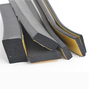 Rubber Self Adhesive Sponge Seal Strip Width10-30mm Thick 2-20mm Single Sided Adhesive EVA Black Foam Anti-collision Seal Gasket