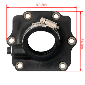 Colector de admisión para Xplorer 400 400L Scrambler 400, pieza de repuesto superior de goma de 98mm - Product Image 1