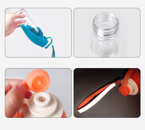 Multiplo-funzionale all'ingrosso Super Design Pet distributore di acqua in Silicone ciotola acqua di stoccaggio bottiglia di viaggio per cani - Product Image 6