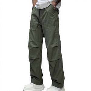 <span class=keywords><strong>Pantaloni</strong></span> da <span class=keywords><strong>Uomo</strong></span> in Nylon Stile Paracadute, Taglio Ergonomico 3D, Leggeri e ad Asciugatura Rapida, <span class=keywords><strong>Pantaloni</strong></span> Cargo Urbani Techwear Streetwear - Product Image 1