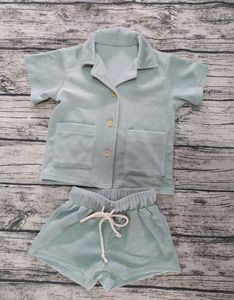 Ensembles de vêtements pour enfants en tissu French Terry, tenues pour bébés garçons, ensemble de vêtements deux pièces - Product Image 6
