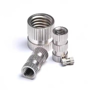 Tuercas de acero inoxidable M3 M5 chapadas en zinc, inserto roscado moleteado de latón recto de aluminio M10 M12, plástico galvanizado personalizado - Product Image 4