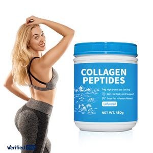 Poudre de collagène protéiné bio-peptides OEM, sans saveur, pour la santé de la peau, des cheveux et des ongles, 450g, vente chaude - Product Image 1