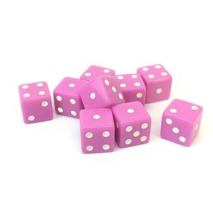 Dados Acrílicos Cuadrados Grandes D6 de 19 mm, Color Sólido Clásico, Opacos, para Juegos de Mesa, Fiestas Temáticas de Cumpleaños - Product Image 3
