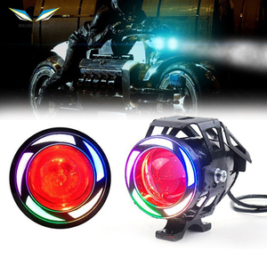 مصباح أمامي LED للدراجات النارية U7 بقوة 125 واط و3000 لومن، إضاءة أمامية 12 فولت، مصباح RGB للقيادة، إضاءة زخرفية، كشافات للدراجات النارية - Product Image 1