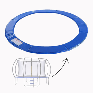 Housse de protection pour <span class=keywords><strong>trampoline</strong></span> rond LONTIME 244/305/366/426 cm et 30 cm de large, 100 % résistante aux UV, anti-déchirure, avec protection pour ressorts, modèle Beach Ball - Product Image 3