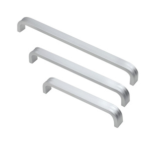 Aluminum Alloy Cabinet Handle U Shape Minimalist Matte Finish Furniture <b>Hardware</b> - Product Image 2