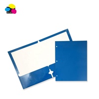 Carpeta de Presentación de Papel Kraft Marca TCS, Color Original, 50 Unidades/Caja, Dos Bolsillos, Laminación Brillante, Precio de Fábrica OEM/ODM