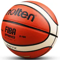 Promotion pas cher basket-ball PU En Cuir Officiel Taille standard 7 Fondu GG7X basket-ball