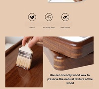 Cadre photo moderne et créatif en bois de noyer écologique avec coins arrondis et passe-partout blanc, cadre épais pour décoration de bureau et cadeau