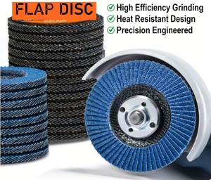 <span class=keywords><strong>Disque</strong></span> à lamelles en zircone de 11522 mm, grain 60, pour <span class=keywords><strong>meuleuse</strong></span> d'angle - Product Image 2