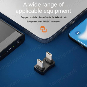 Adaptador <span class=keywords><strong>USB</strong></span> tipo <span class=keywords><strong>C</strong></span> de 65W, transferencia de datos OTG, conector <span class=keywords><strong>USB</strong></span> <span class=keywords><strong>C</strong></span> macho a macho, Adaptador de carga para accesorios de teléfono móvil, tableta - Product Image 4