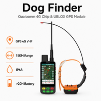 Système de suivi GPS professionnel 4G LTE VHF double mode pour chiens, chasse, randonnée, dispositif de suivi étanche pour moutons et bétail