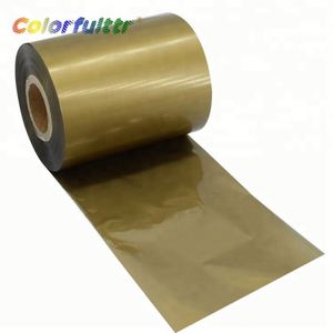 ริบบิ้นเรซิ่นสำหรับพิมพ์บาร์โค้ดแบบถ่ายโอนความร้อนสีทอง ขนาด 110 มม. x <span class=keywords><strong>300</strong></span> ม. สำหรับฉลากผ้าซาติน - Product Image 6