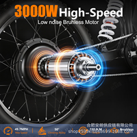 Moto tout-terrain électrique, vélo électrique 60V 32Ah 3000W, vélo électrique à batterie lithium, moto tout-terrain électrique