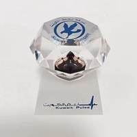Trophée personnalisé en résine acrylique, trophée goutte d'huile diamant, cadeau souvenir artisanal fait main