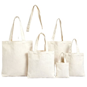 Thick Reusable Designer Cloth Canvas Cotton <b>Medium</b> Size Shoulder Strap Storage Use Shopping Tote Bag DIY <b>Painting</b> Blank School - Product Image 3