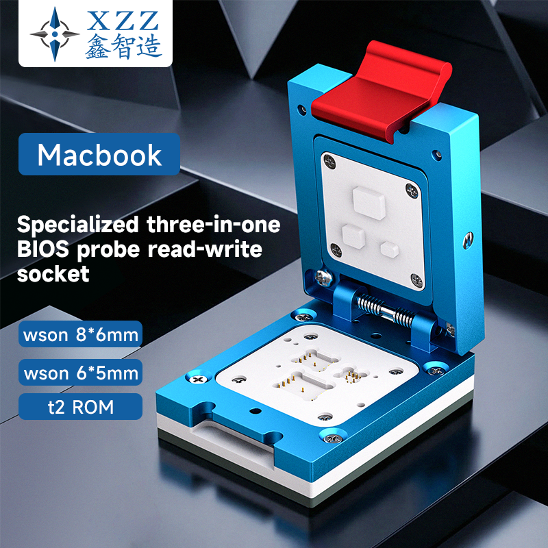 Lector de enchufe de combustión de metal WSON8 3 en 1