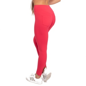 Custom <b>High</b> <b>Waist</b> <b>Tummy</b> <b>Control</b> Exercise <b>Leggings</b> Fitness Soft Fabric Womens <b>Leggings</b> <b>With</b> Pockets Tights <b>Leggings</b> for Women - Product Image 4