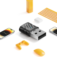 Toocki Fast-Matching Wireless 6,0 Adapter Plug-and-Play Driver-Free 20m Range para Windows 8,1/10/11 Interfaz USB Uso de audio en el hogar