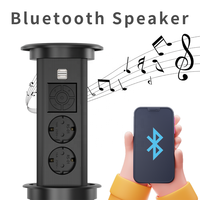 Prise électrique pop up pour cuisine prise pop up audio avec type A et type C avec chargeur sans fil