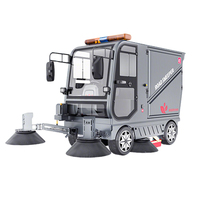 Barredora Automática CleanHorse M10 de 2500 mm, Barredora de Pisos Automática con Batería y Control de Polvo por Aspiración