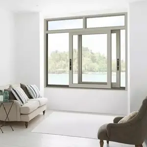 AC cho cửa sổ trượt dọc 36*60 cửa sổ trượt nhôm phía trên 868 cửa sổ trượt thiết kế dọc