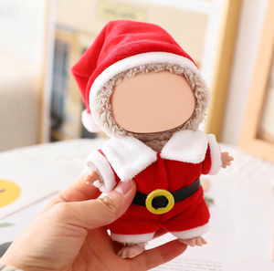 Lindo Conjunto <span class=keywords><strong>de</strong></span> Papá Noel Navideño para Muñecas <span class=keywords><strong>de</strong></span> 17 cm, Juguete <span class=keywords><strong>de</strong></span> Peluche <span class=keywords><strong>de</strong></span> Dibujos Animados, Accesorios para Muñecas - Product Image 5