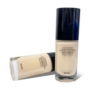 BAWEI <span class=keywords><strong>Bio</strong></span> Couverture Complète fond de Teint Liquide Imperméable Mat Maquillage Spf30 Protection Solaire Pour La Peau Foncée - Product Image 1