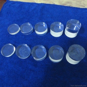Factory Wholesale Clear <strong>Acrylic</strong> Buffet Display Risers Round Solid <strong>Block</strong> Display <strong>Acrylic</strong> Base Round Display <strong>Blocks</strong> - Product Image 5