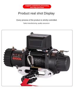 Cabrestante eléctrico <span class=keywords><strong>de</strong></span> 12V, grúa pequeña montada en el coche, cabrestante eléctrico <span class=keywords><strong>de</strong></span> rescate para vehículos todoterreno - Product Image 6