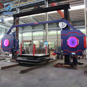 Akıllı cnc tel testere makinesi mermer granit elmas tel testere kesme makinesi mezar taşı kesme makinesi fabrika fiyat - Product Image 3