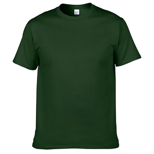 เสื้อยืดคอกลมสีเขียวเข้มพิมพ์ลาย คุณภาพสูง ยูนิเซ็กซ์ ผ้าฝ้ายพรีเมียม 100% ทรงผู้ชาย - Product Image 1
