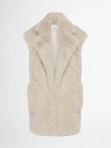 Gilet e gilet da donna taglie forti di alta qualità da donna con Design lungo cappotti da capospalla Slim donna gilet in pelliccia sintetica inverno - Product Image 4