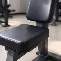 Machine de musculation des épaules robuste et réglable, équipement de gym commercial en cuir pour entraînement assis, presse à épaules