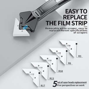 3-in-1Stainless Steel Caulking Tool Sealant Finisher <b>Grout</b> Remover for Bathroom/Kitchen/Window, Caulk Scraper Angle Glue <b>Cleaner</b> - Product Image 4