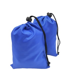 Bolsa de almacenamiento negra con cordón, tela Oxford 210D, reutilizable, con asas de cuerda para guardar juguetes - Product Image 5