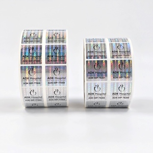 Giấy Màu mở VOID Sticker bạc trong suốt ba chiều giả mạo bằng chứng an Ninh Nhãn Vòng an toàn con dấu bảo hành - Product Image 1