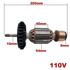Sostituzione dell'ancora del rotore dell'armatura AC220V-240V per <span class=keywords><strong>smerigliatrice</strong></span> angolare <span class=keywords><strong>BOSCH</strong></span> GWS21-180 <span class=keywords><strong>GWS</strong></span> 21-180 GWS21-230 (110V disponibile ora) - Product Image 3
