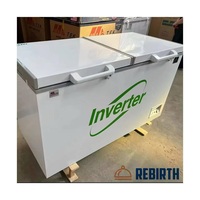 Congélateur à fréquence variable commercial, congélateur à coffre profond, équipement de restauration