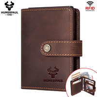 Dompet Pria Grosir Pabrik, Model Retro Sederhana, Portabel, Kapasitas Besar, Banyak Slot Kartu, Tempat Koin, Penutup Kancing