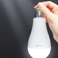 Ampoule LED Super Lumineuse d'Urgence pour Panne de Courant, Télécommande Intelligente, Culot E27, Idéale pour le Bureau