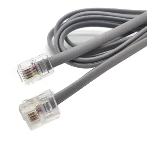 RJ11 Telephone Cable RJ11 Male to Male 6P4C Phone Line Cord for DSL Modem Answernig Machine Caller ID Fax Telephone Cord