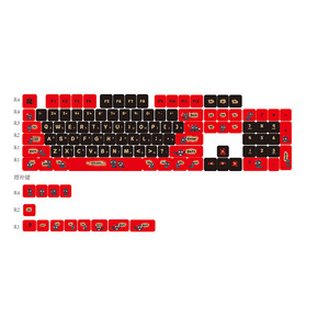 คีย์บอร์ดวัสดุ PBT ปรับแต่งได้ลายการ์ตูน - Product Image 3