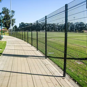 Panneau de clôture 3D extérieur en PVC anti-âge, stable, pour jardin, cour, terres agricoles, forêt, réserve, site pittoresque, zone montagneuse - Product Image 1