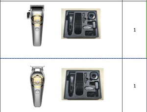 Cortadora de Cabello Inalámbrica Profesional de Alta Calidad, Serie 5 Estrellas, con Cuchillas DLC Vector, Material Metálico, Gran Venta, Uso Doméstico, Inglés - Product Image 5