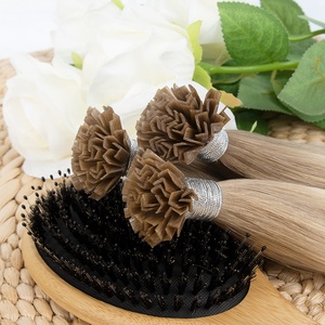 ผมต่อแบบ <span class=keywords><strong>U</strong></span> Tip ผมแท้ 100% แบบตรงและแบบหยักศก  แบบ Double Drawn คุณภาพสูงจากรัสเซีย ขายส่ง - Product Image 1