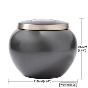 925 ayar gümüş Metal mermi şekli kremasyon vücut külleri evcil hayvan vazosu kolye kolye - Product Image 5