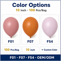 Lot de 100 ballons en latex Feile rose blush de 10 pouces pour guirlande arche bohème saumon, décorations de fête d'anniversaire et de baby shower
